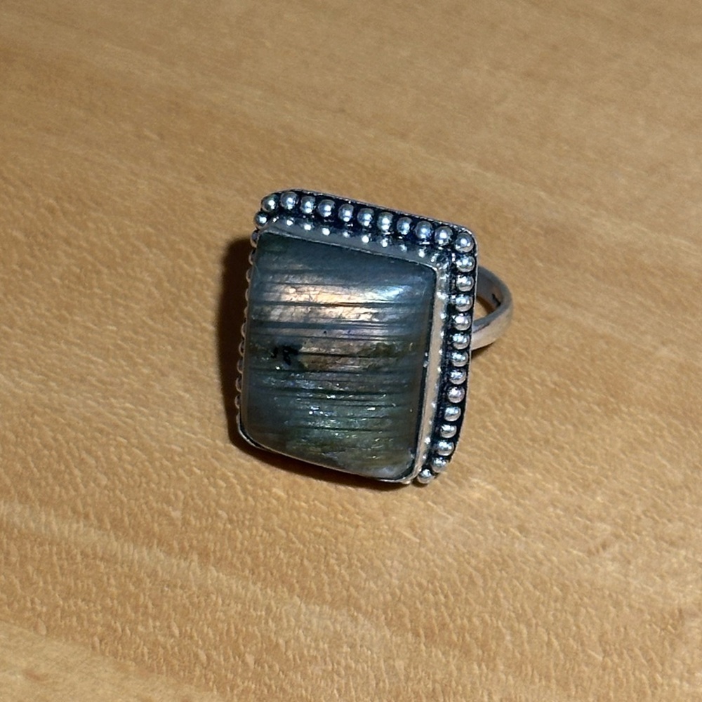 Labradorite Ring Size 8